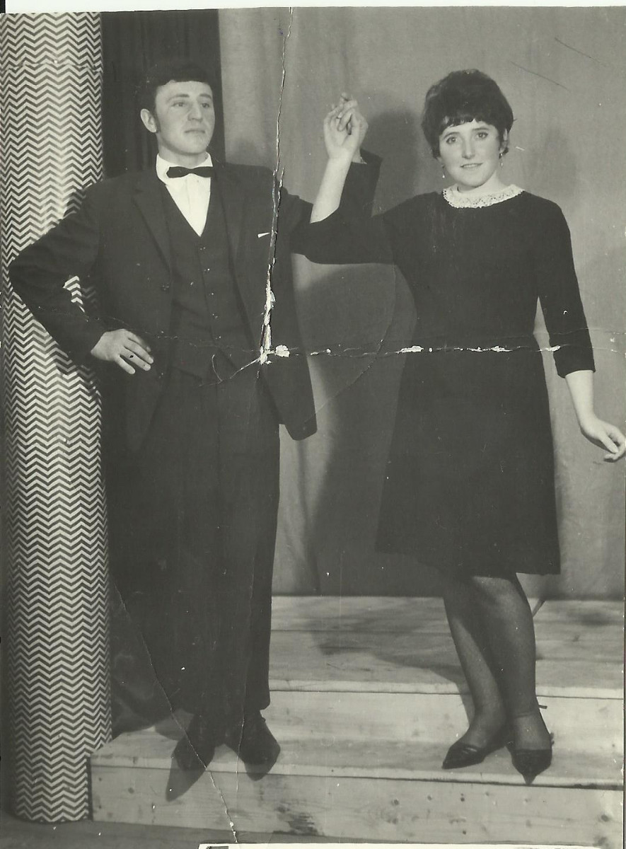 V roce 1967 jsme hráli operetu Tulák - na snímku jsem se svým bratrancem