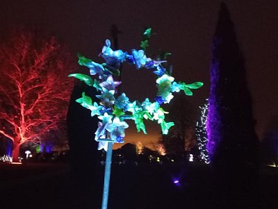 Světelná výstava Praha - Troja